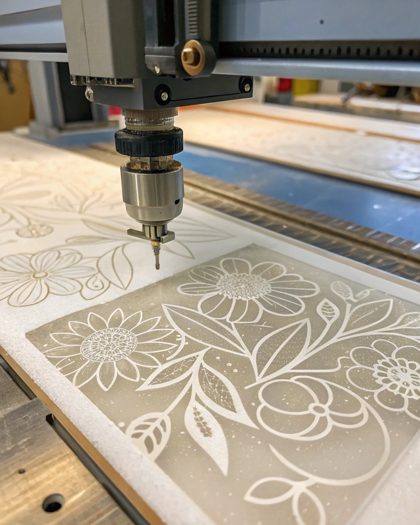 Acrylic cut 4