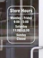 window signage