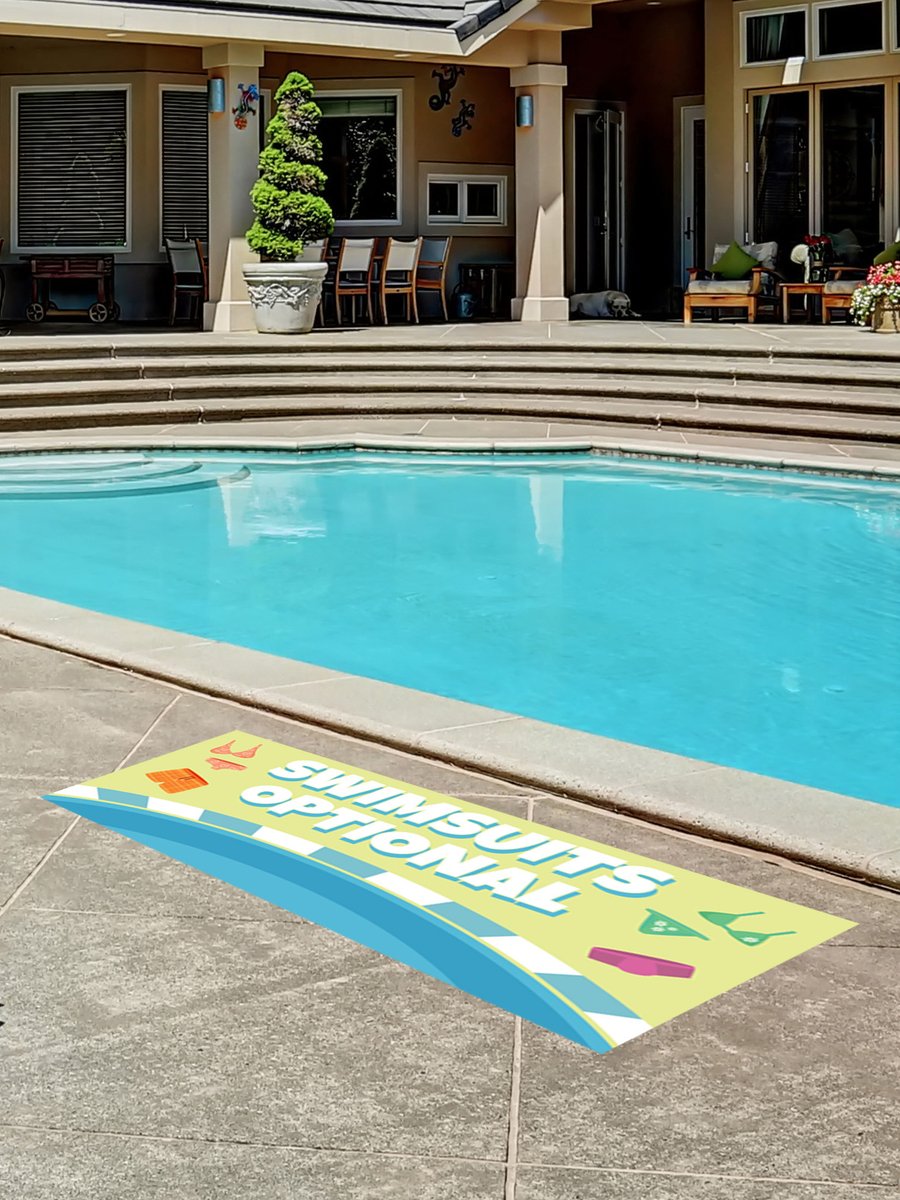 Custom Vinyl Pool Stickers & Decals 1