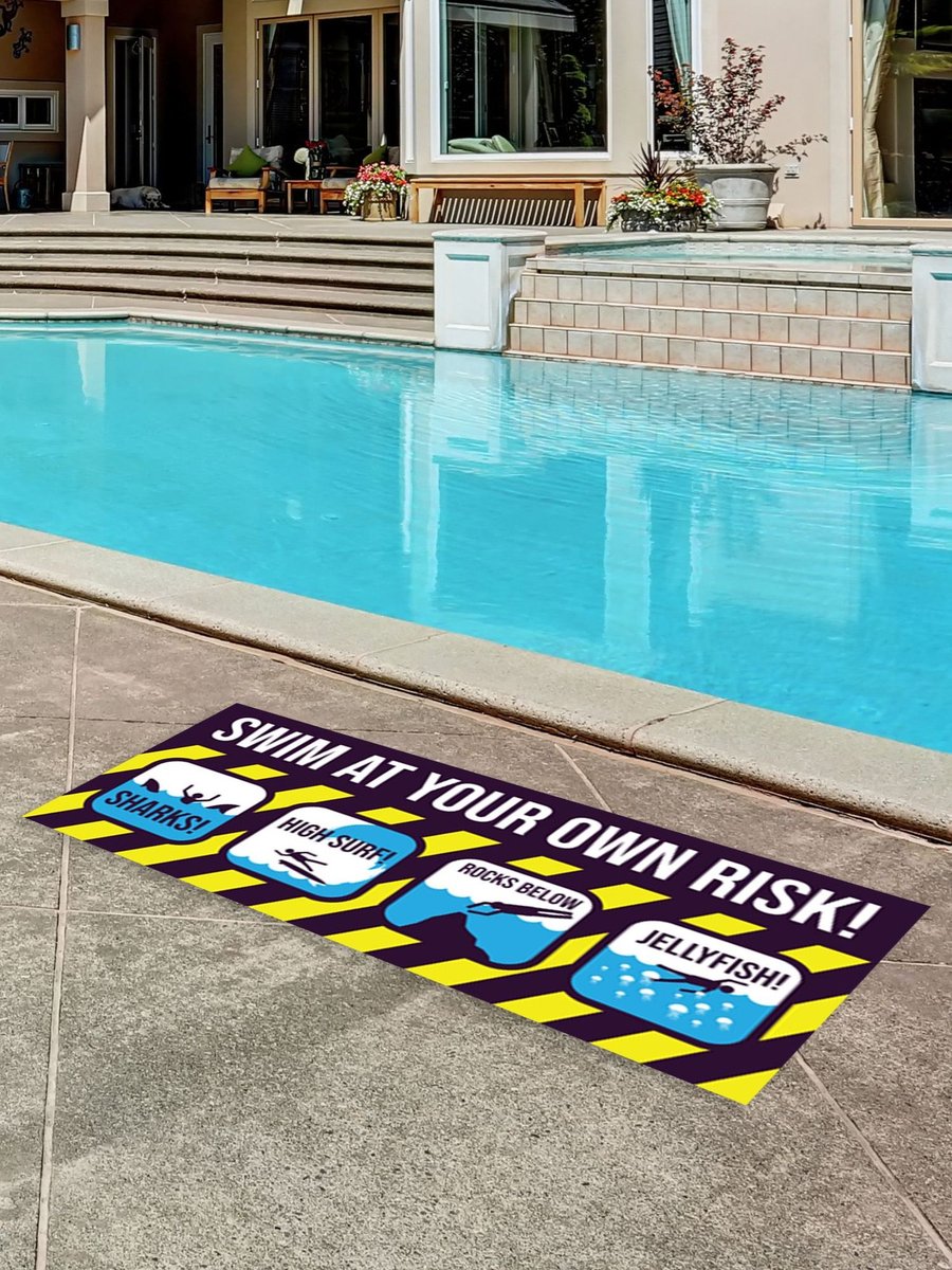 Custom Vinyl Pool Stickers & Decals | Printshape LLC