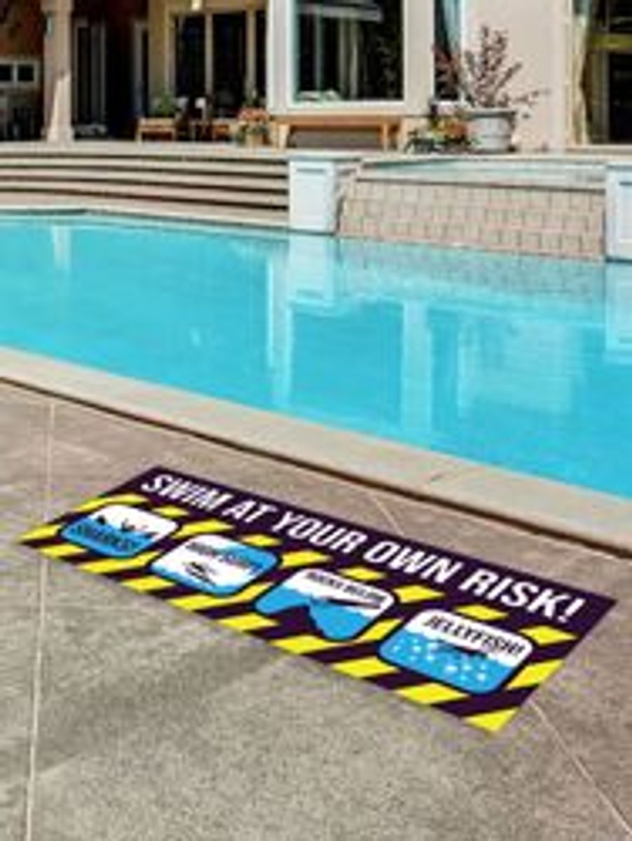 Custom Vinyl Pool Stickers & Decals 2