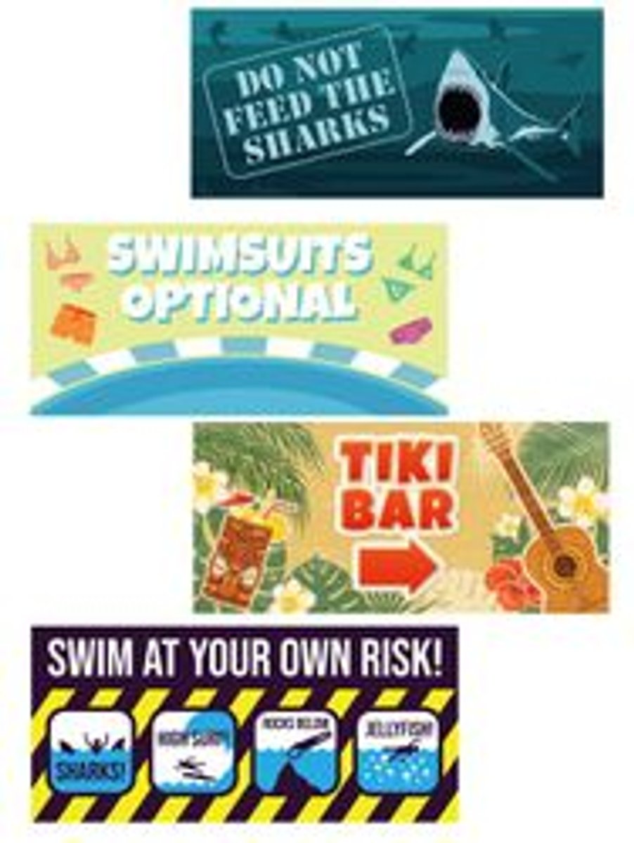 Custom Vinyl Pool Stickers & Decals 4