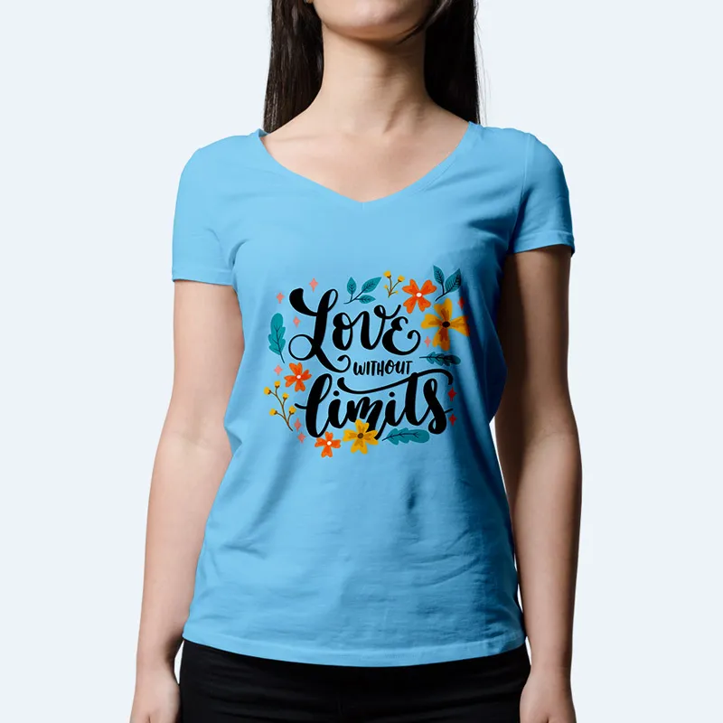 Women Vneck Tshirt 2