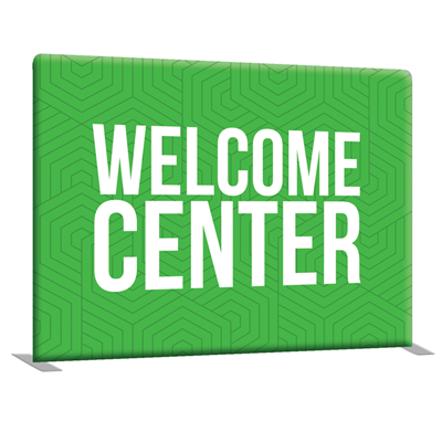 8' Straight Stretch Fabric Display