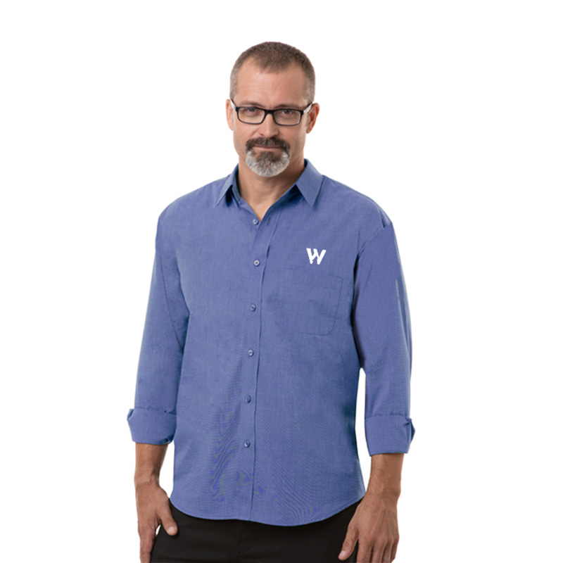 Men's Untucked Fit Crossweave