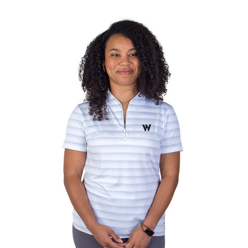 Women's Greg Norman Stripe Polo