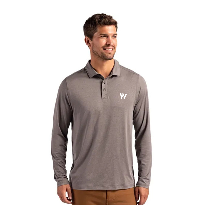 Coastline Epic Comfort Recycled Mens Long Sleeve Polo
