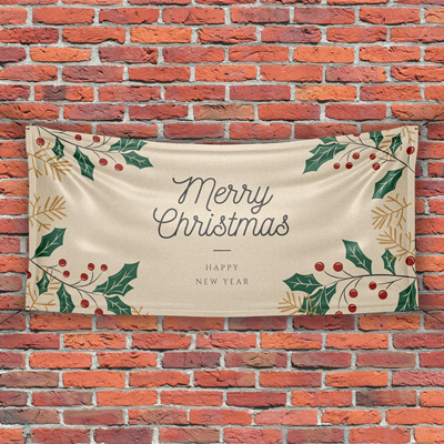 Christmas Vinyl Banners