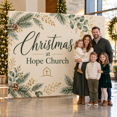 Christmas Photo Background Display