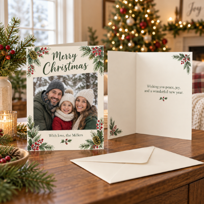 Christmas Cards Style 1 (5x7)