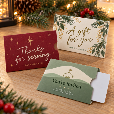 Christmas Gift Card Sleeves