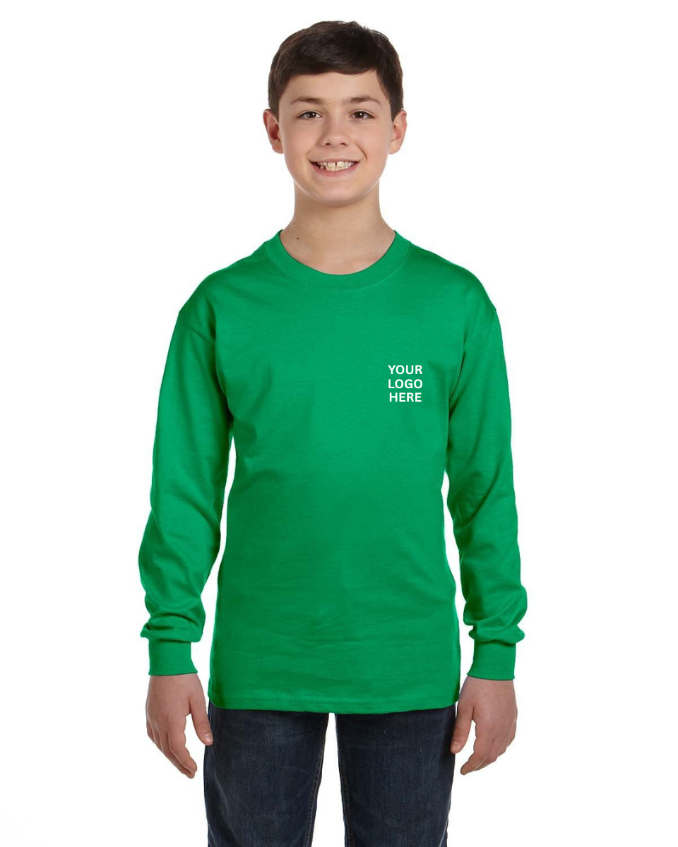 Gildan Youth Heavy Cotton Long-Sleeve T-Shirt