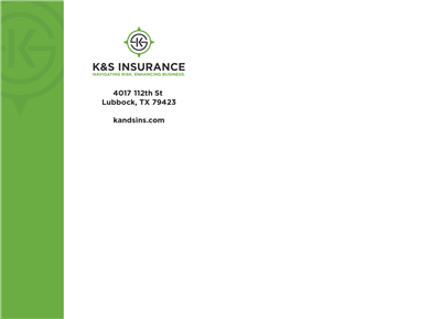K&S Greeting Card Envelope