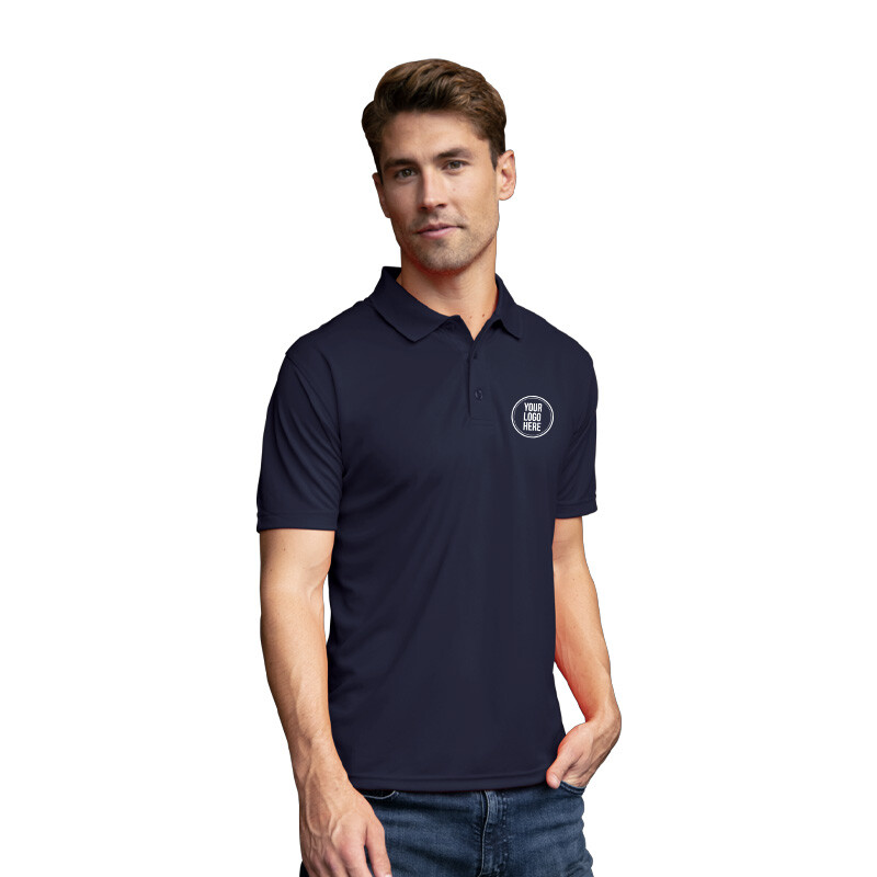 Omega Solid Mesh Tech Polo