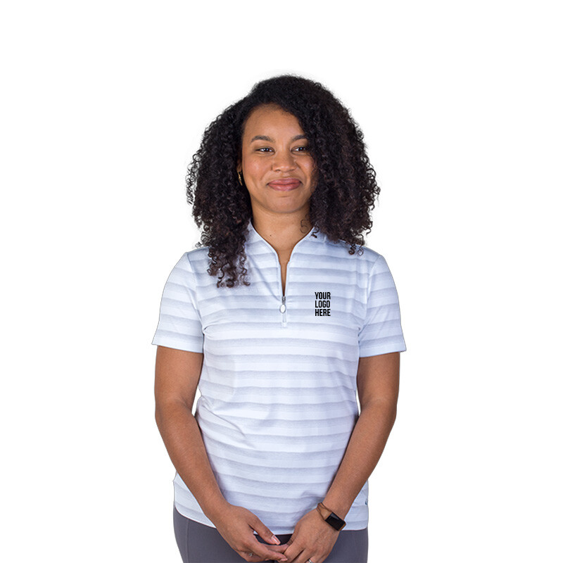 Women's Greg Norman Stripe Polo
