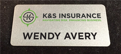 K&S Magnet Name Badge