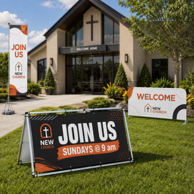 Outdoor Banner Displays