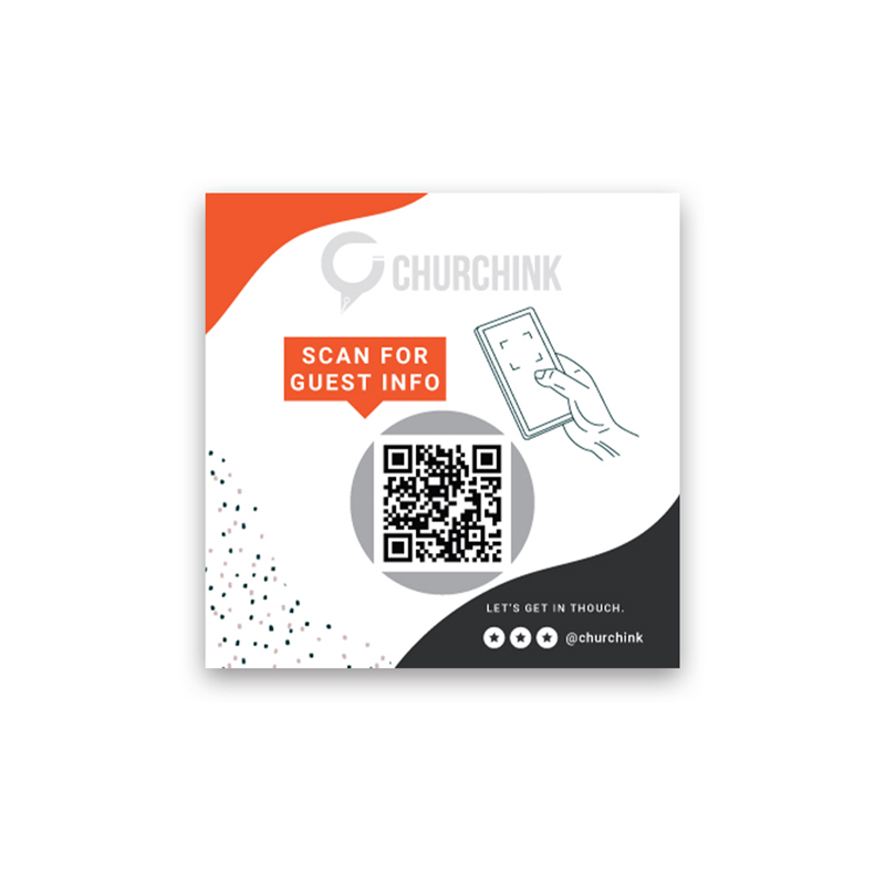 Christmas Seatback Stickers with Optional QR Code 3