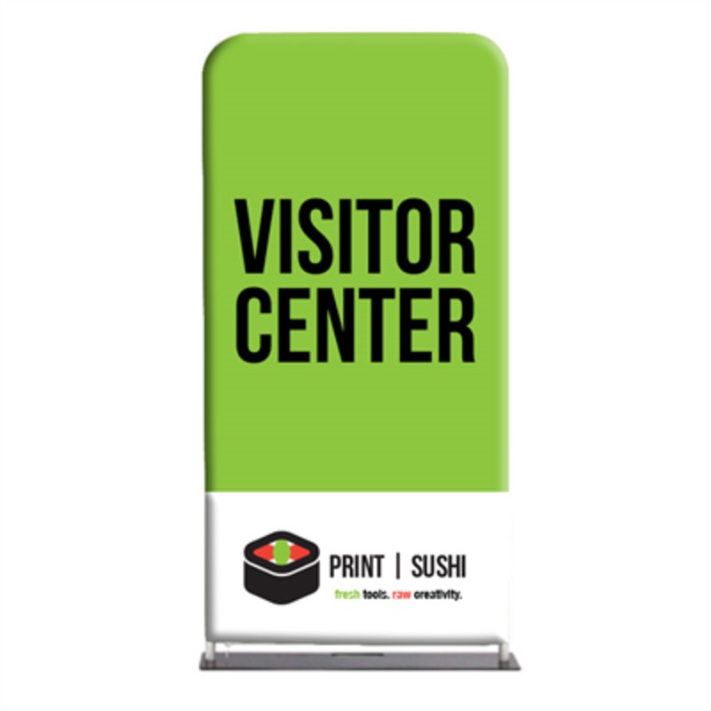 2' x 7.5' Indoor Stretch Fabric Display 1