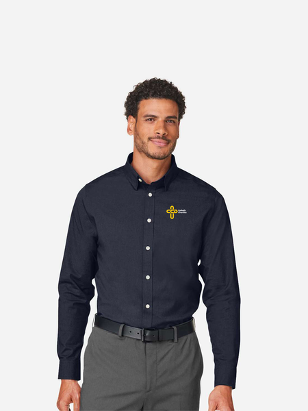 DEVON & JONES® Men's CrownLux Performance® Spencer Poplin Dress Shirt