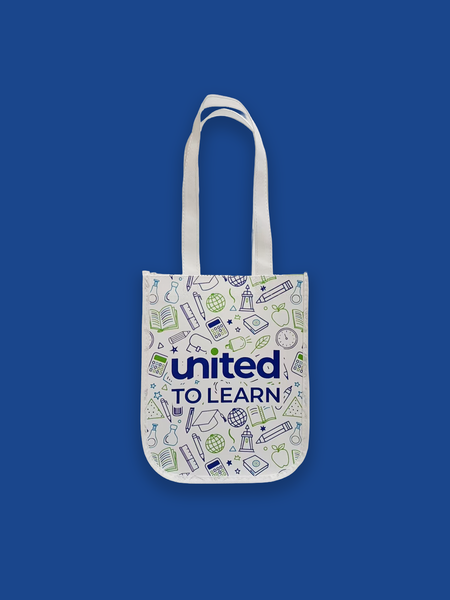 Small Curved Bottom Non-Woven Gift Bag (lululemon-style tote bag)