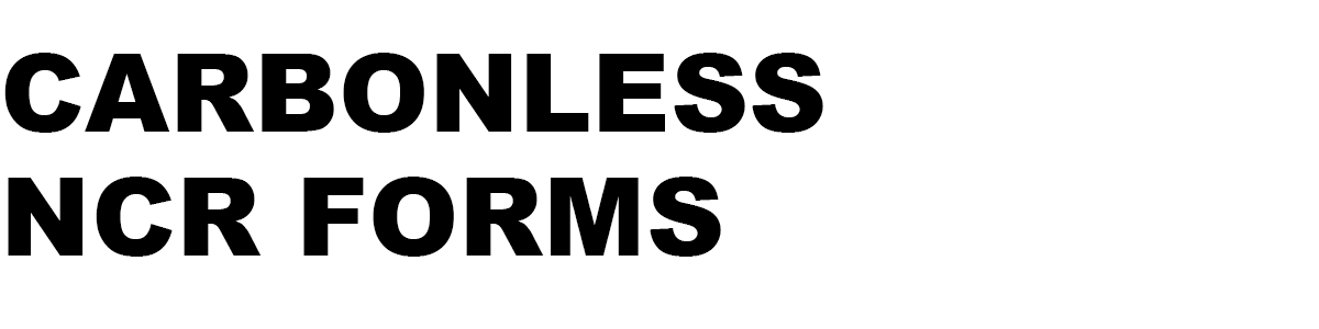 Carbonless NCR Forms