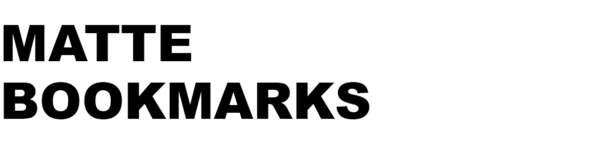 Matte Bookmarks