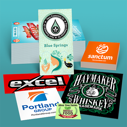 Rectangle Cut Stickers