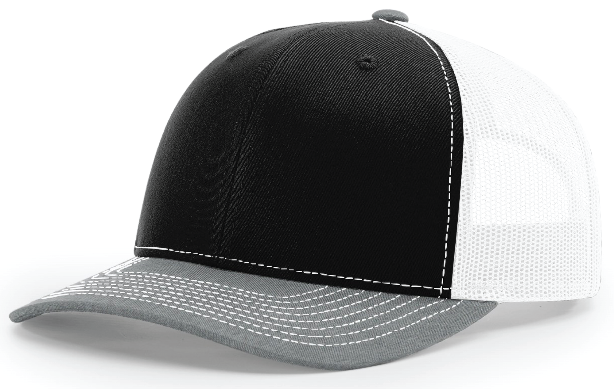 Black - White - Heather