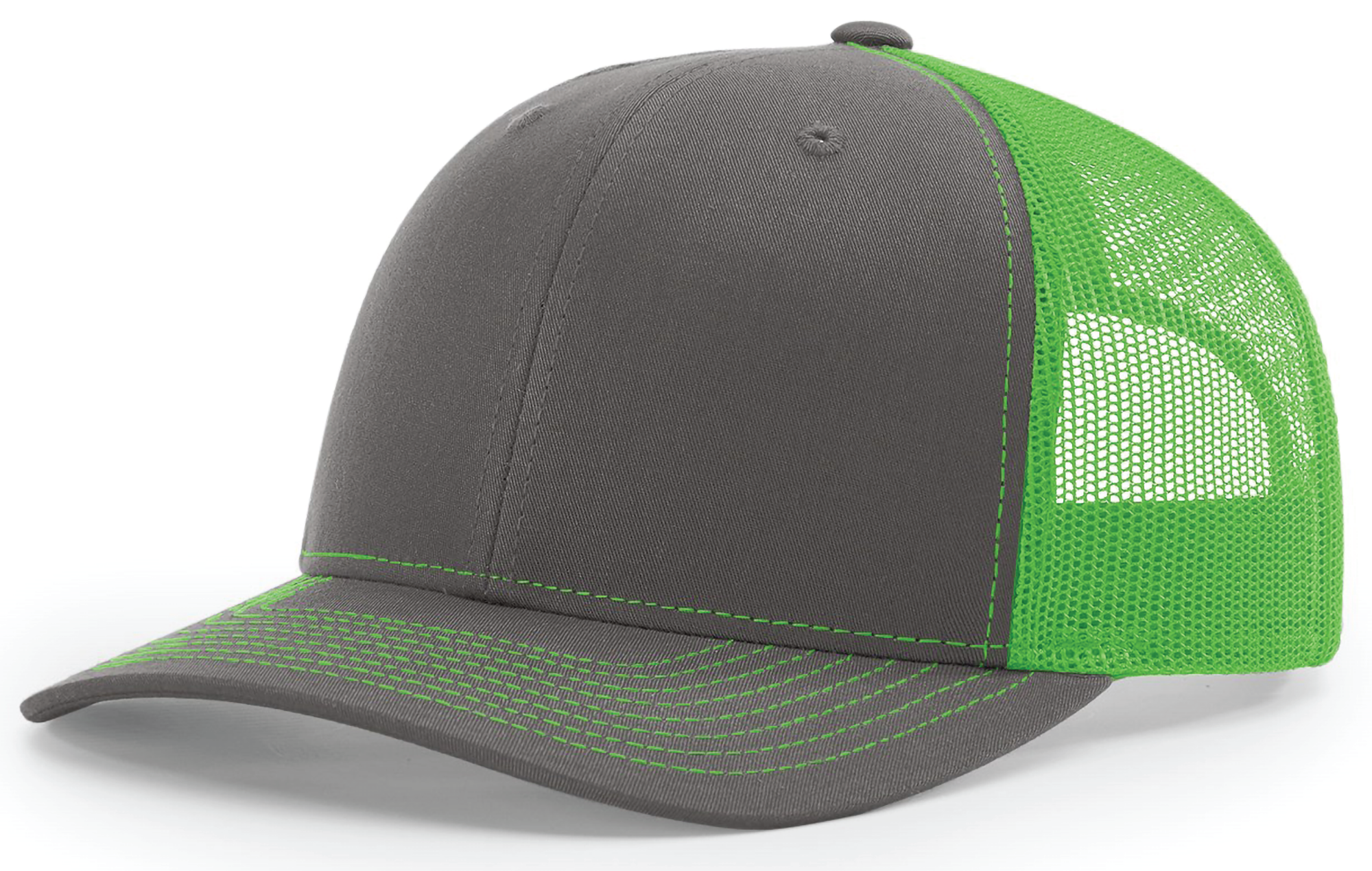 charcoal - neon green