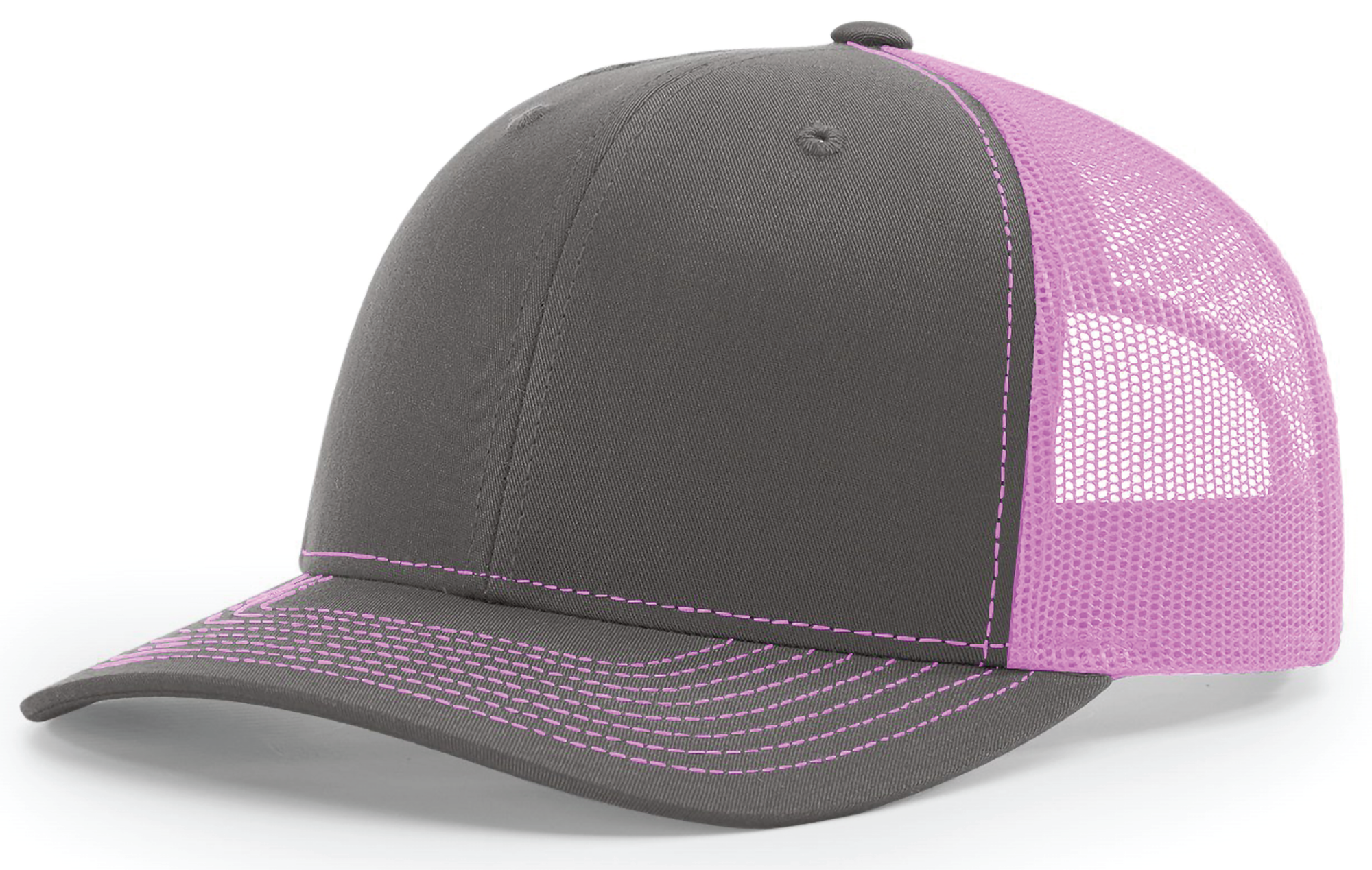 charcoal - pink