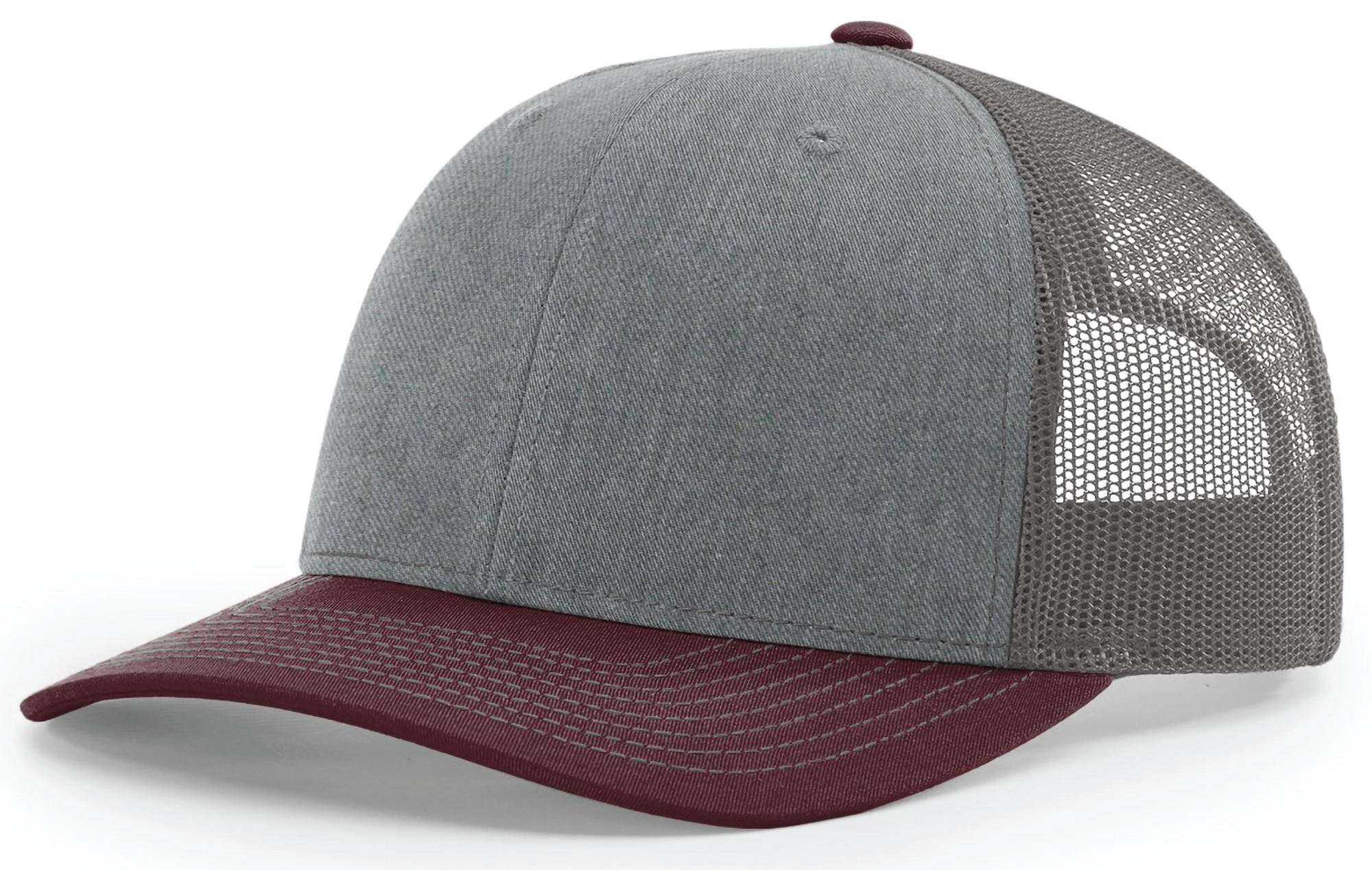 heather - charcoal - maroon