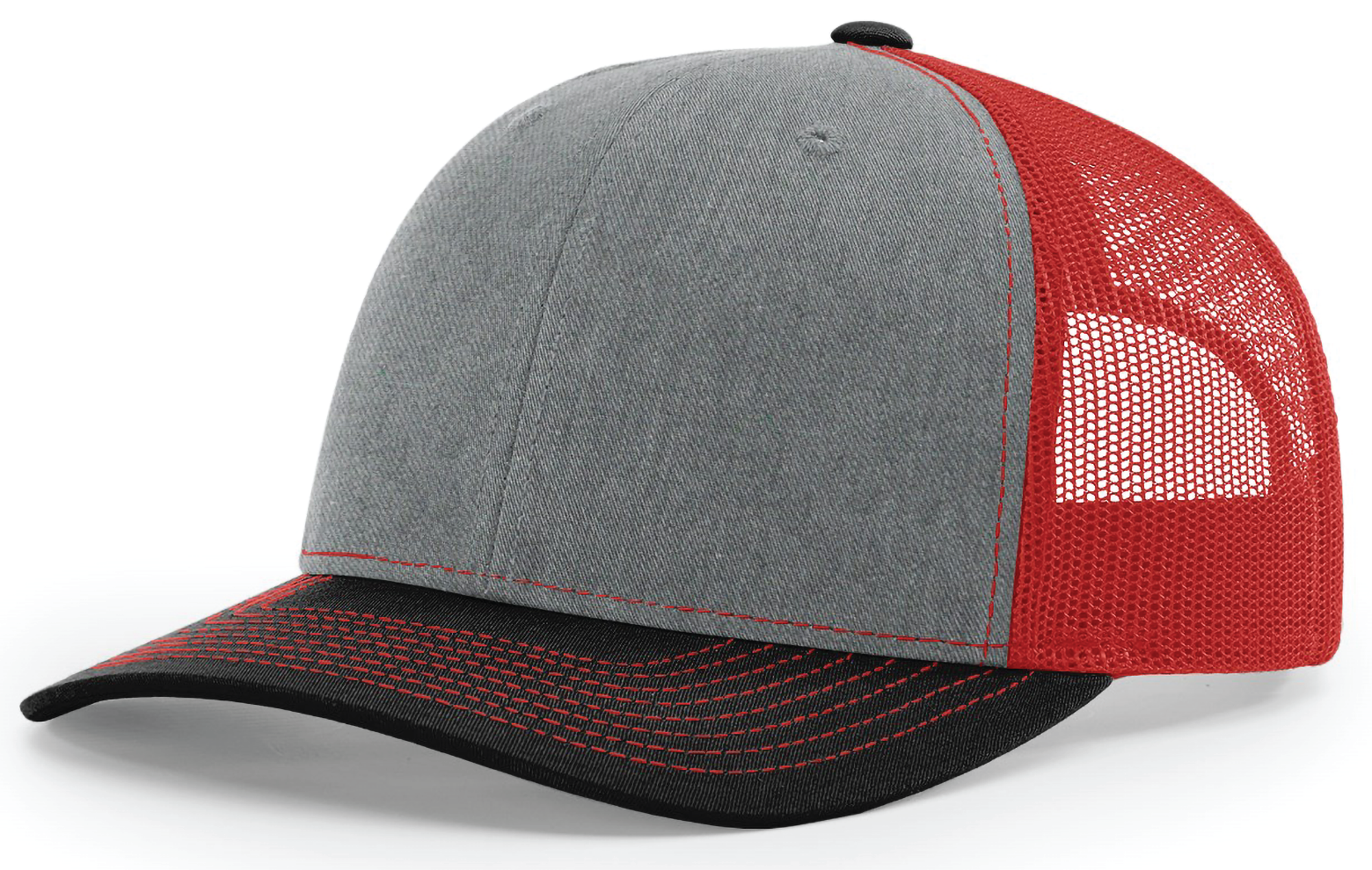 heather - red - black