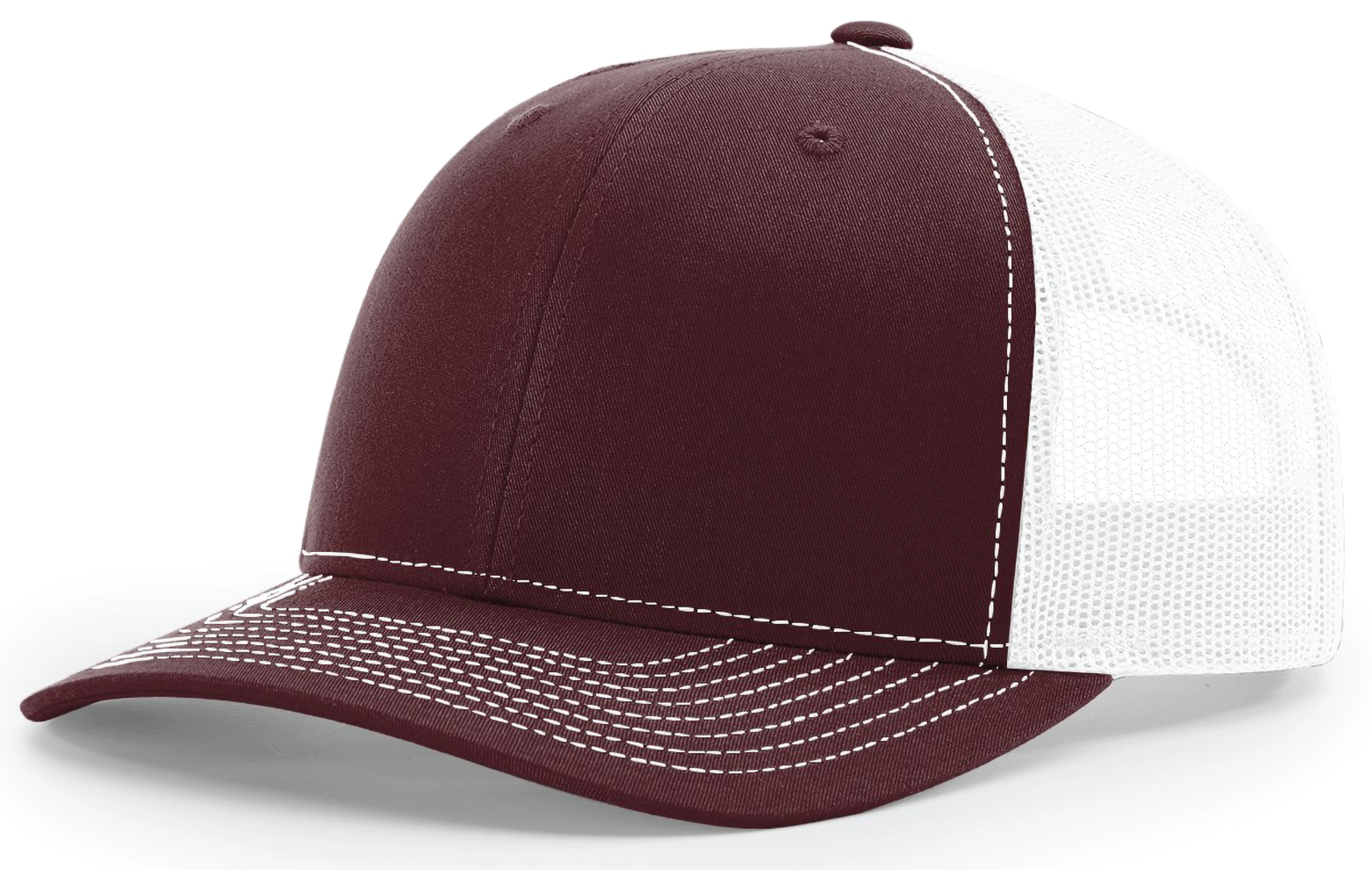 maroon - white