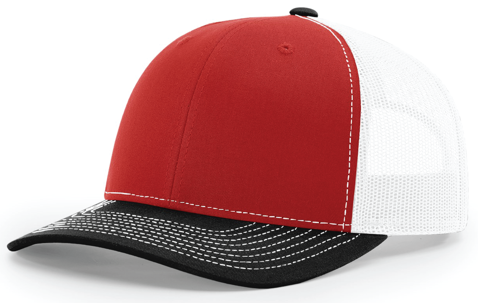 red - white - black