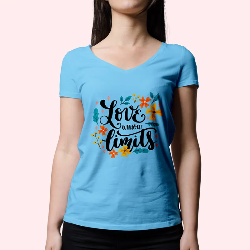 Women Vneck Tshirt 2