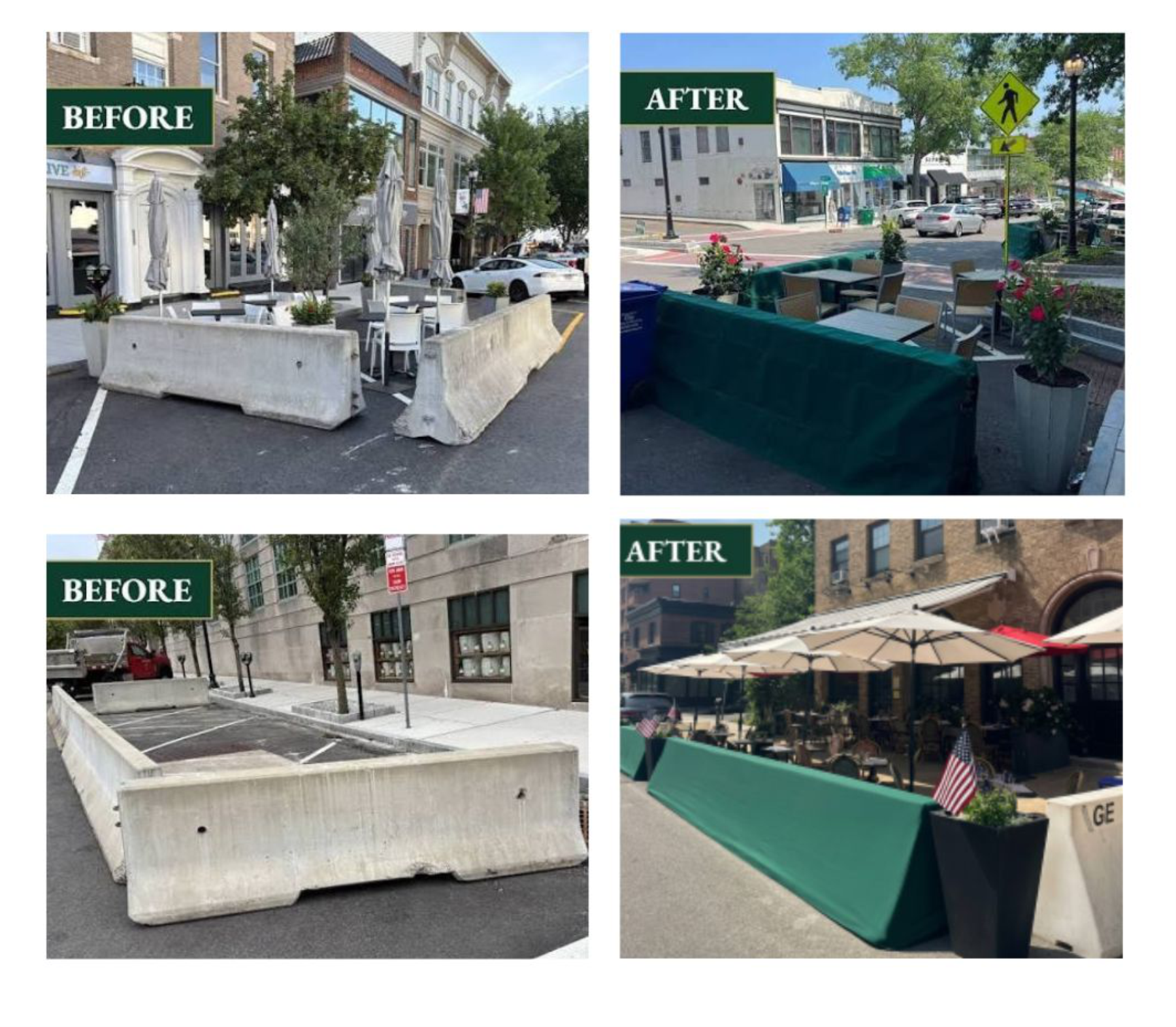 Fitted Jersey Barrier Covers
