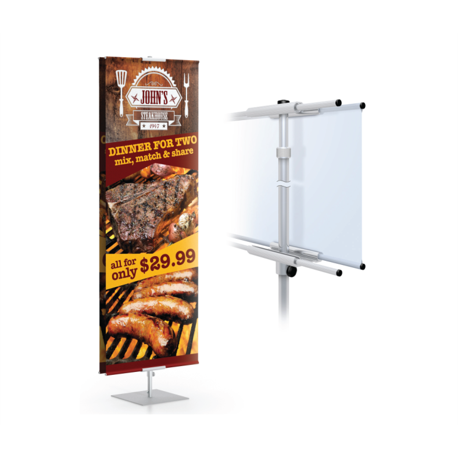 Classic Banner Stand HW