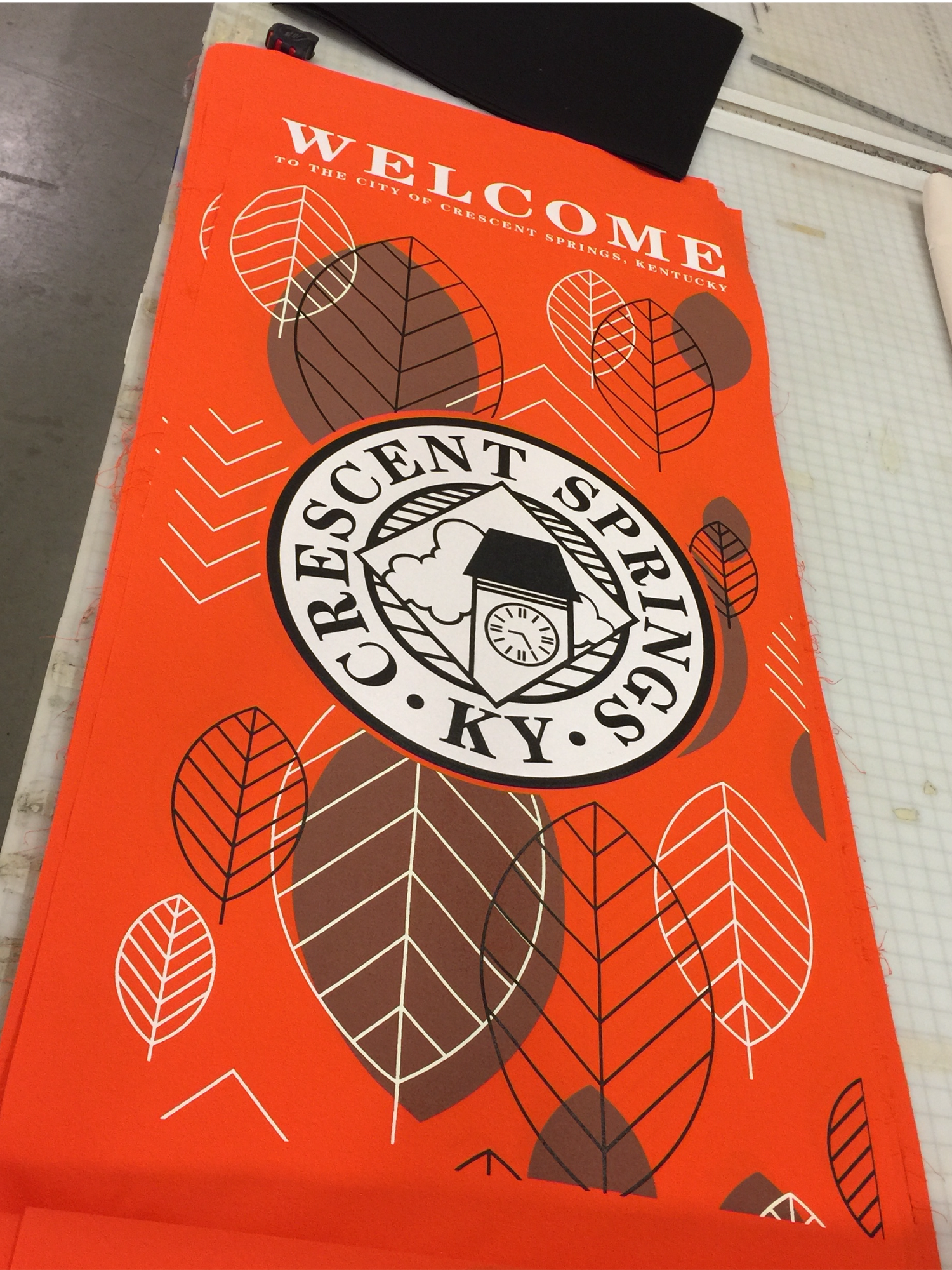 Screen Printed Light Pole Banners on Marine Acrylic 2