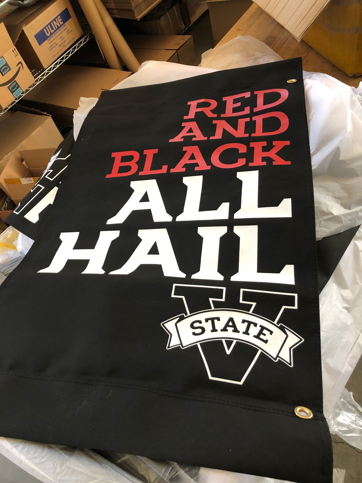 Screen Printed Light Pole Banners on Marine Acrylic 5