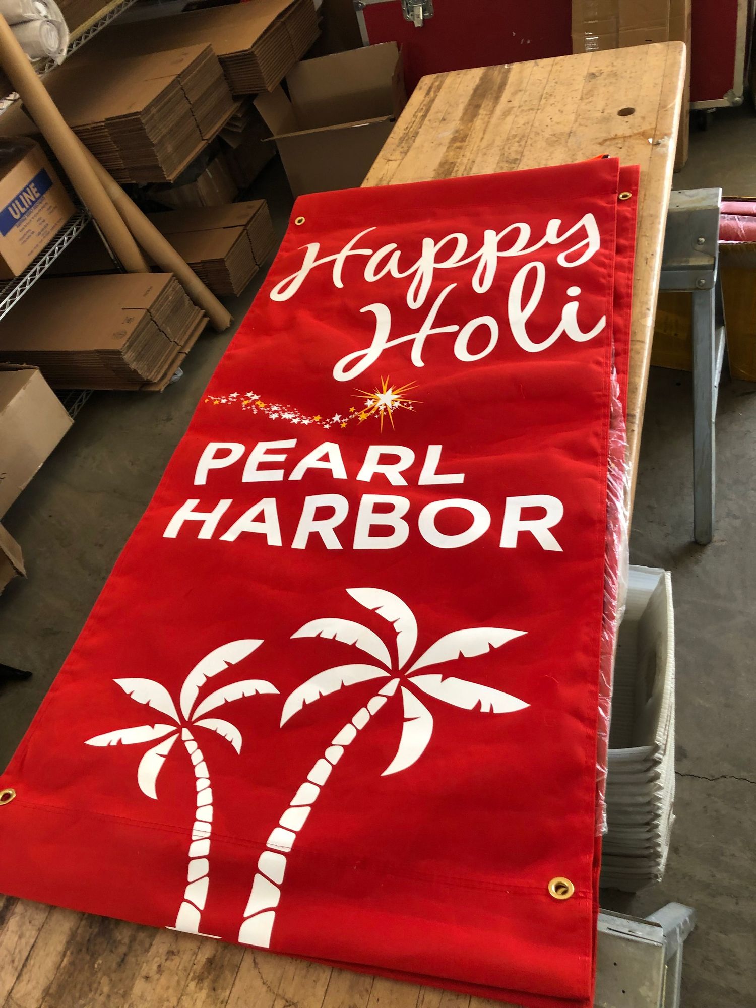 Screen Printed Light Pole Banners on Marine Acrylic 10