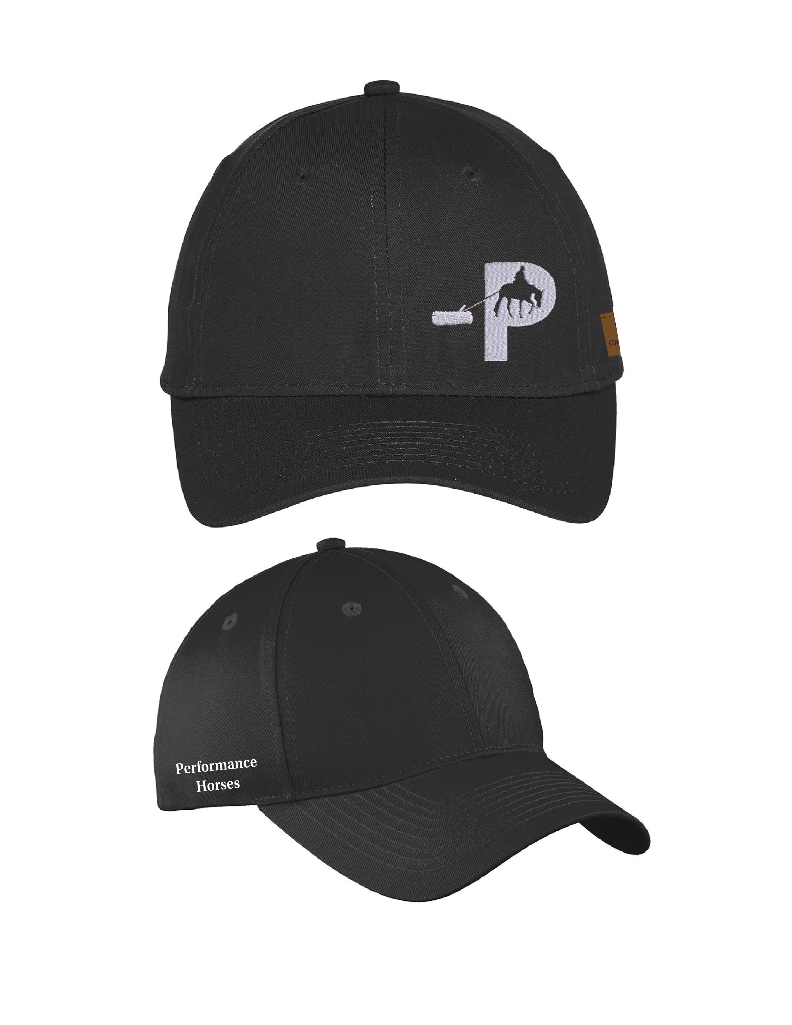 Log  Port & Company Six-Panel Unstructured Twill Cap