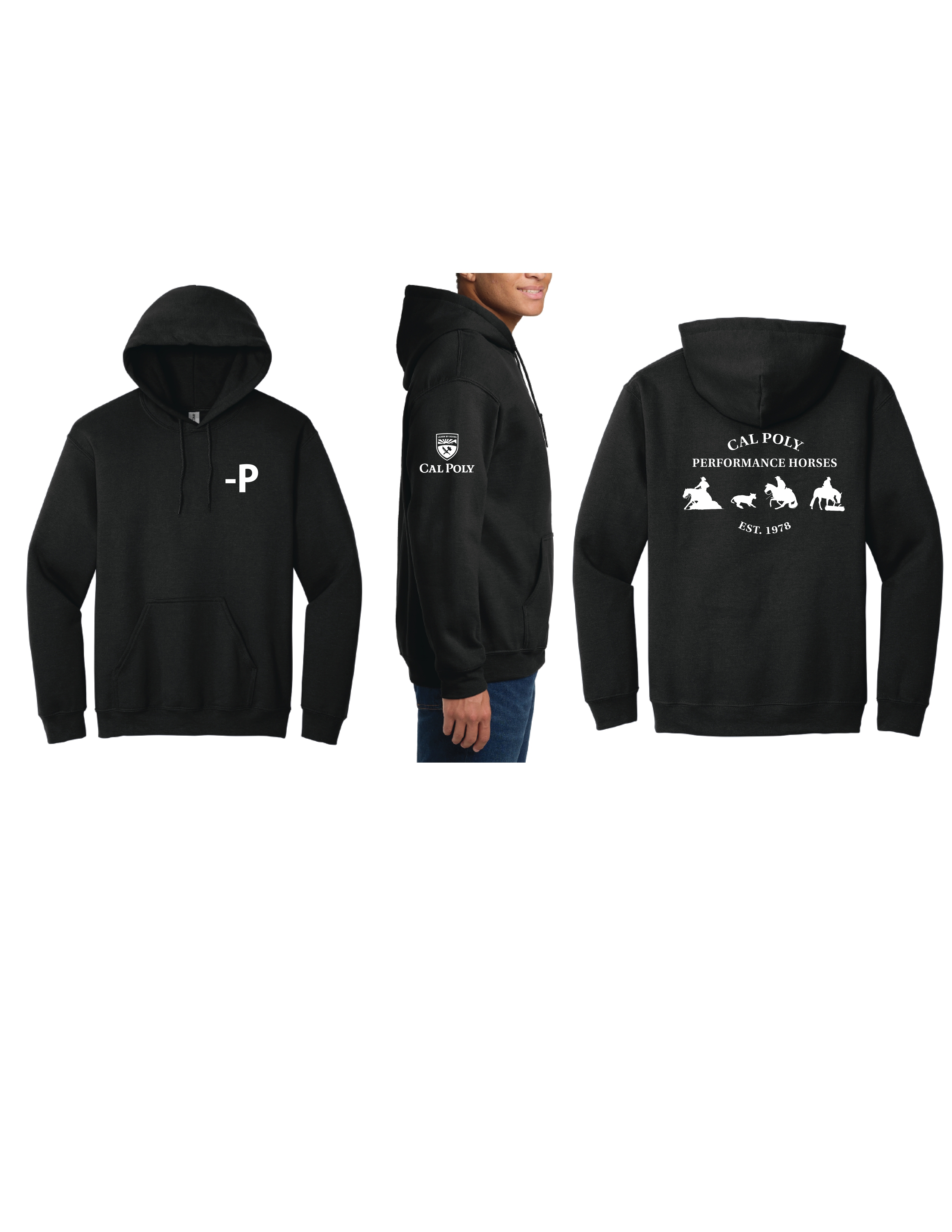 3 Horse Gildan Heavy Blend Sweatshirt