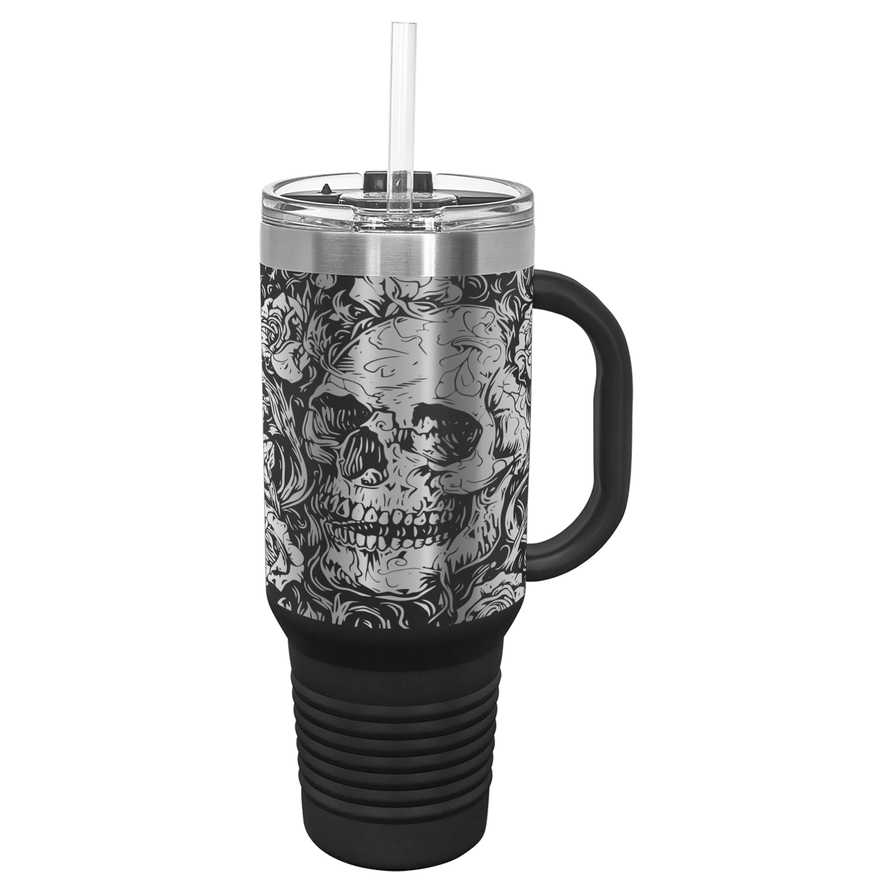 40 oz. Tumbler (Skull & Roses)