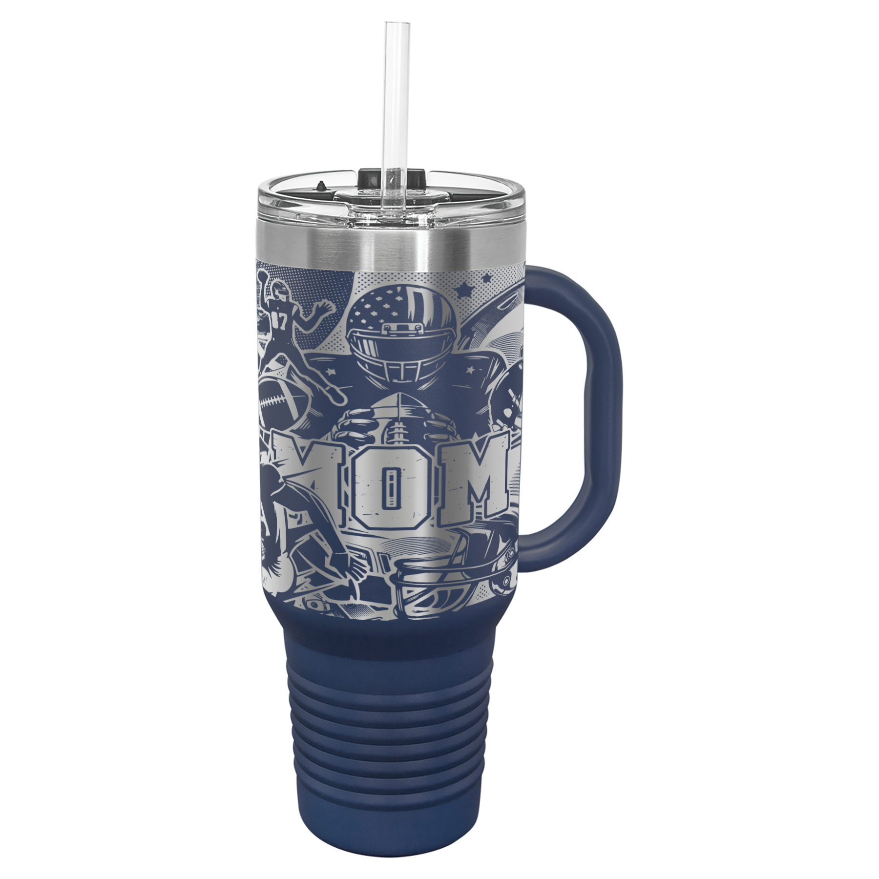 40 oz. Tumbler (Football Mom)