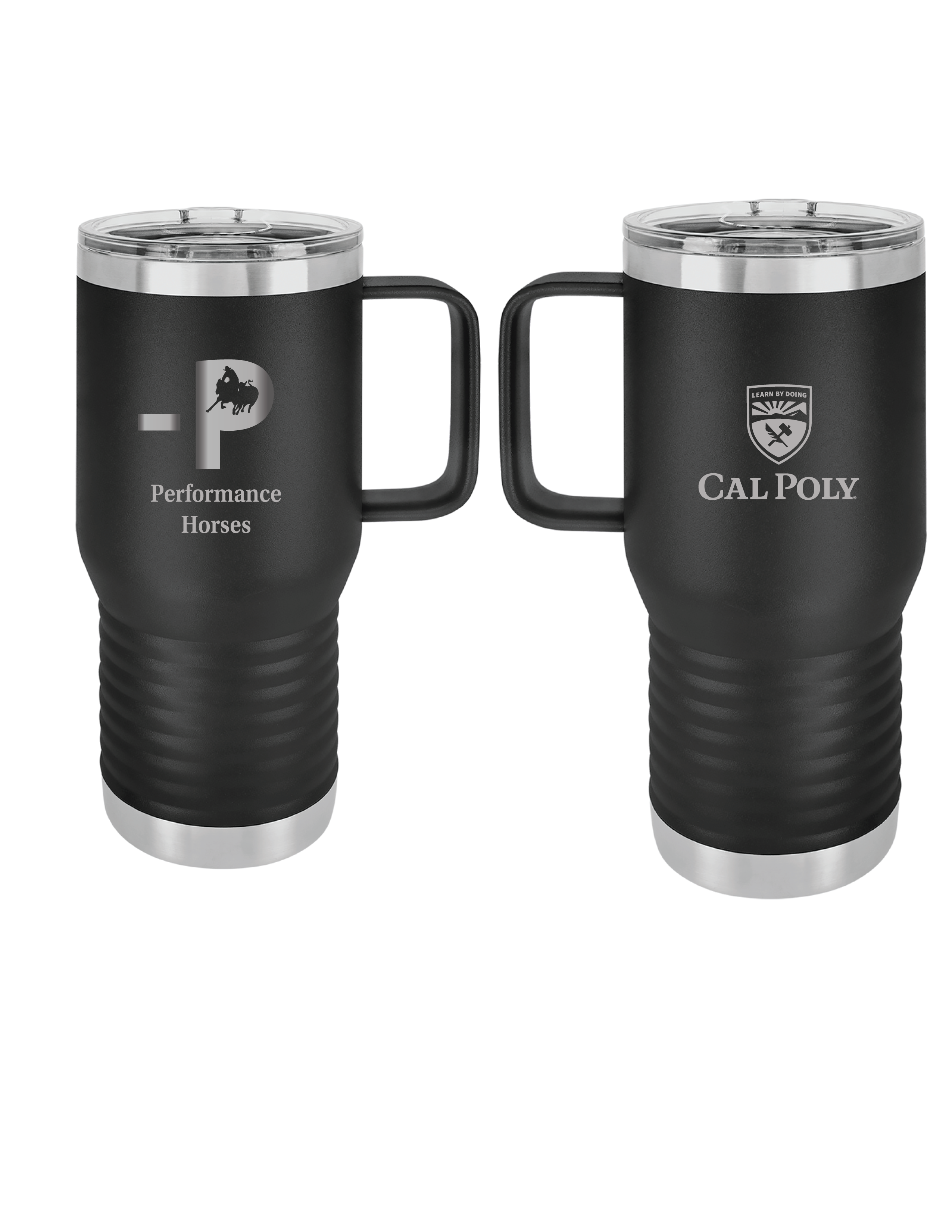 COWHORSE - 20oz Travel Mug w/ handle