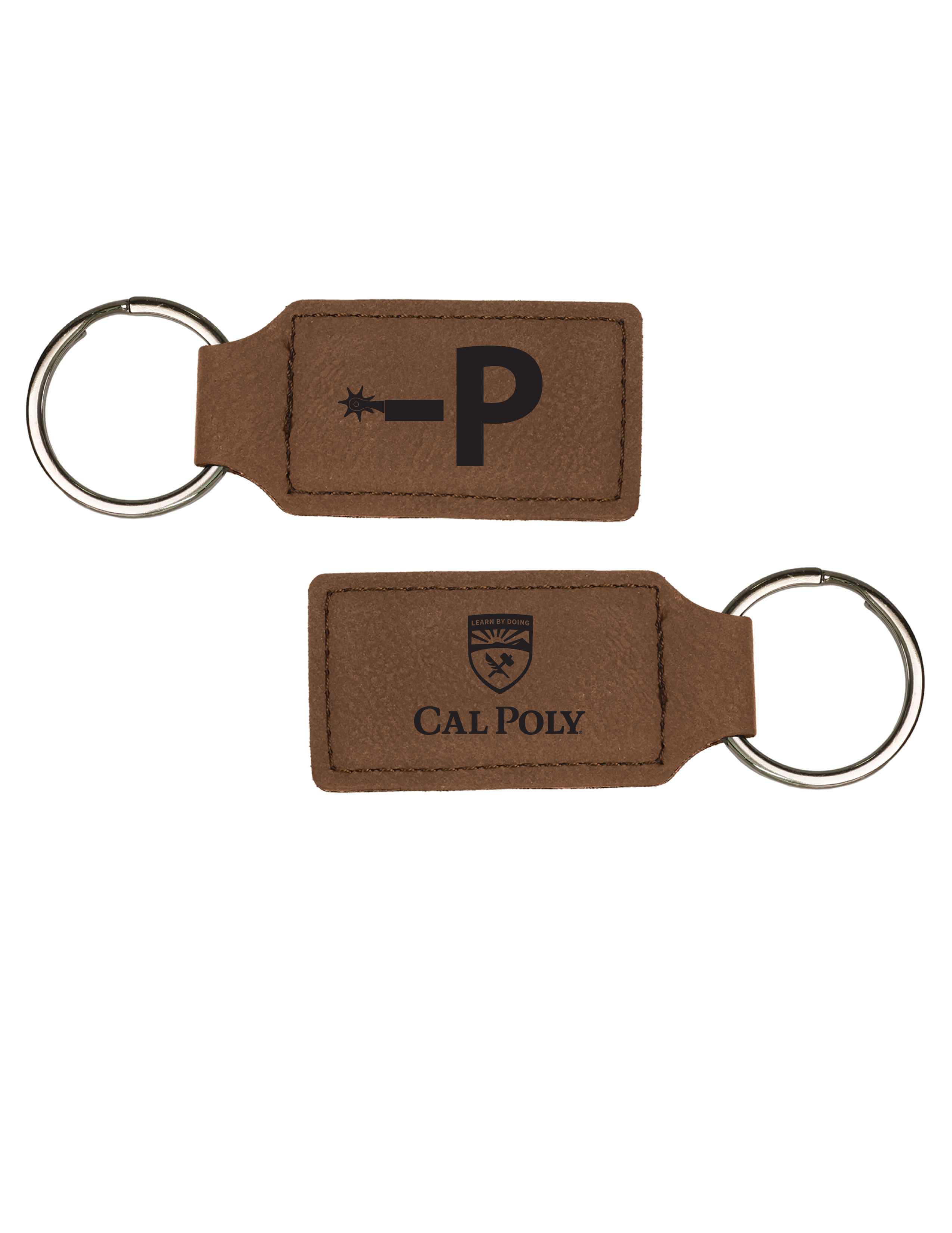 Spur - leatherette keychain
