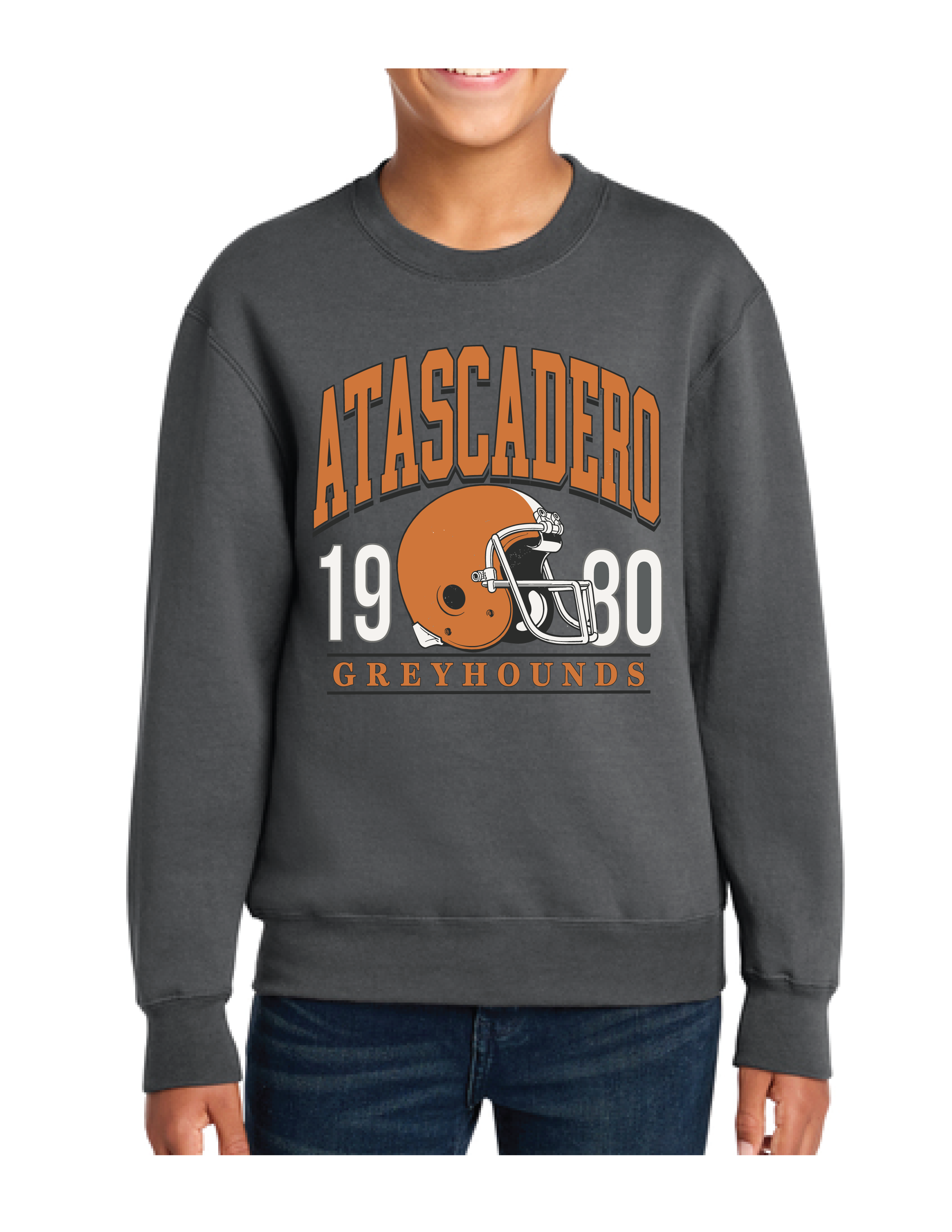 Youth "Vintage Football" Crewneck
