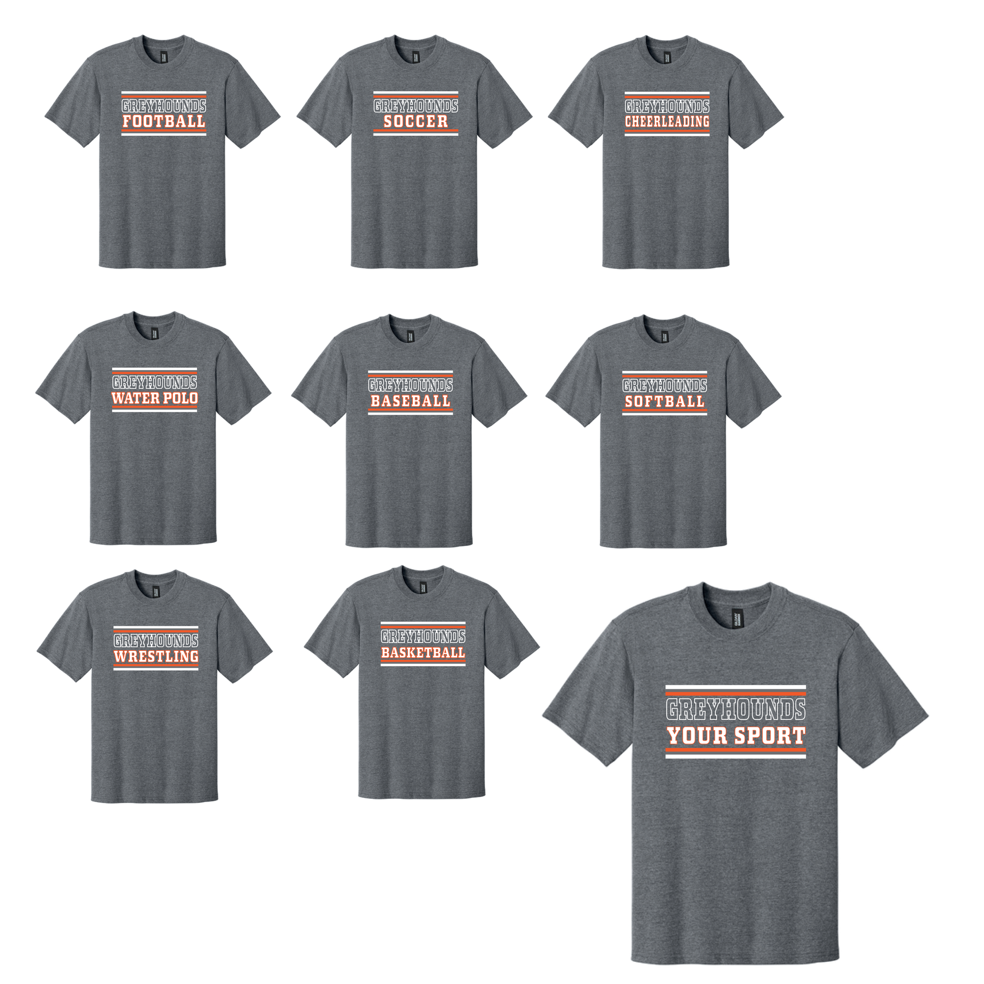 CUSTOM SPORT - "Greyhounds" Tee 1