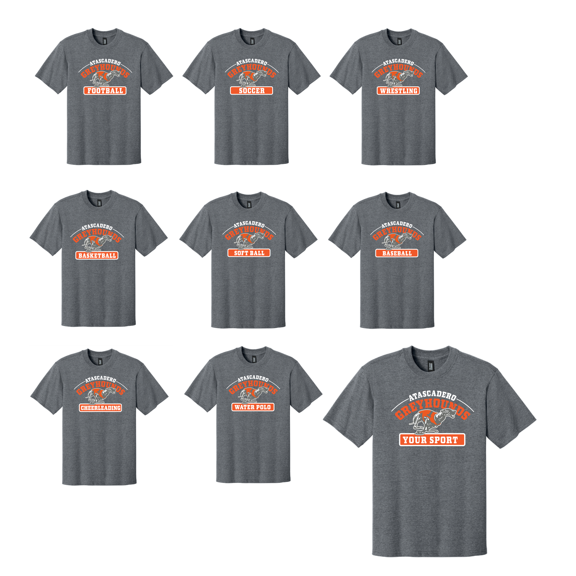 CUSTOM SPORT - "Greyhounds" #2 Tee 1